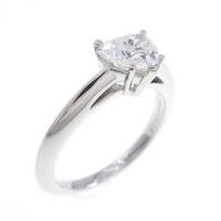 ティファニー ハート ダイヤモンドリング 0．59ct・H・IF・ハートシェイプ
