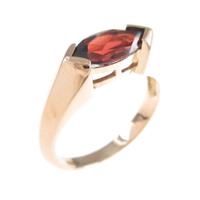 K18PG ガーネットリング