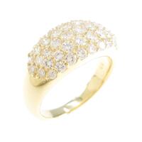 K18YG パヴェ ダイヤモンドリング