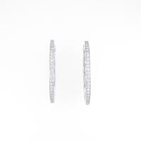 750WG ダイヤモンドピアス