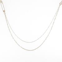 K10YG ダイヤモンドネックレス