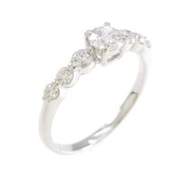 プラチナダイヤモンドリング 0．335ct・E・SI1・EXT・H＆C