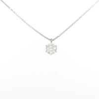 【新品】プラチナダイヤモンドネックレス 0．71ct・D・SI2・3EXT
