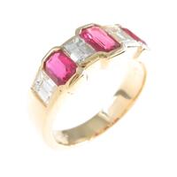 K18YG ルビーリング