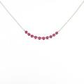【リメイク】K18YG ルビーネックレス