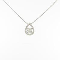 【リメイク】プラチナダイヤモンドネックレス 0．320ct・E・SI2・VG