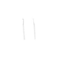 【新品】K18WG ダイヤモンドピアス