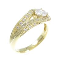 K18YG ダイヤモンドリングリング 0．524ct・F・VS1・FAIR