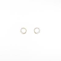 【新品】K10YG ダイヤモンドピアス