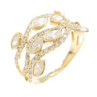 【新品】K18YG ダイヤモンドリング