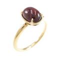 K18YG ガーネットリング