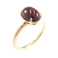 K18YG ガーネットリング