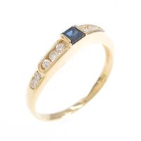 K18YG サファイヤリング