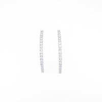 【リメイク】K18WG ダイヤモンドピアス