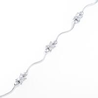 K18WG ダイヤモンドブレスレット