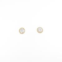 【リメイク】K18YG ダイヤモンドピアス 0．149ct・0．153ct・G?H・VS1・VG