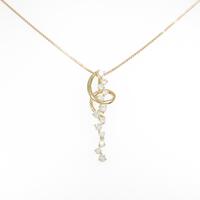 K18YG ダイヤモンドネックレス