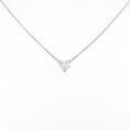 【リメイク】プラチナダイヤモンドネックレス 0．428ct・D・SI2・ハートシェイプ