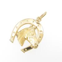 750YG ホース ペンダント