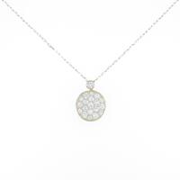 【リメイク】K18YG パヴェ ダイヤモンドネックレス