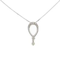 K18WG ダイヤモンドネックレス