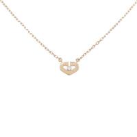 カルティエ Cハート スモール ネックレス