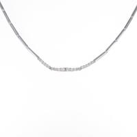 K14WG ダイヤモンドネックレス