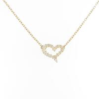 アーカー ハート ダイヤモンドネックレス