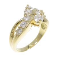 K18YG ダイヤモンドリング