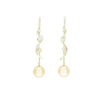 K18YG シロチョウパールピアス