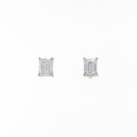 プラチナダイヤモンドピアス 0．330ct 0．406ct E?F VS1 ファンシーカット