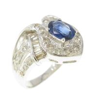 K18WG サファイヤリング