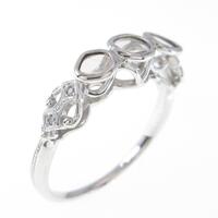 K18WG ダイヤモンドリング