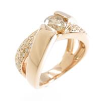 K18PG ダイヤモンドリング