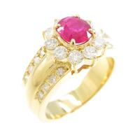 K18YG ルビーリング