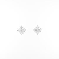 【リメイク】K18WG ダイヤモンドピアス