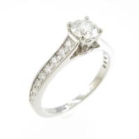 カルティエ MKコーフィル パヴェ リング 0．36ct H VVS2 3EXT