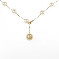 K18YG シロチョウパールネックレス