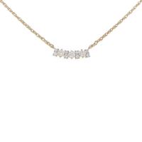 K18YG／K18WG ダイヤモンドネックレス