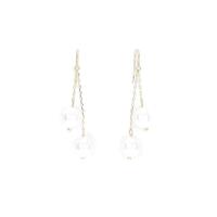 【新品】K18YG アコヤパールピアス