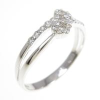 K18WG ダイヤモンドリング