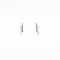 【新品】K18YG ダイヤモンドピアス