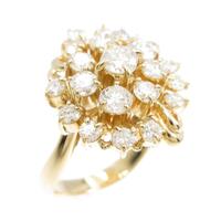 K18YG ダイヤモンドリング