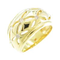 K18YG ダイヤモンドリング