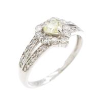 PT ハート ダイヤモンドリング