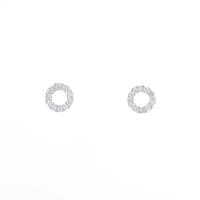 【リメイク】K18WG ダイヤモンドピアス