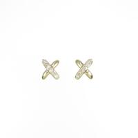 K18YG ダイヤモンドピアス