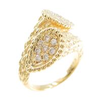 K18YG ダイヤモンドリング