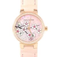 ルイヴィトン Q1K09 タンブール PG・サクラ LIMITED クォーツ