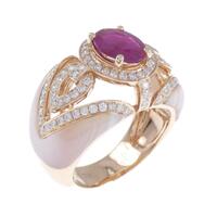 750PG ルビー リング 1.38CT